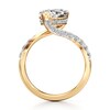 Thumbnail Image 2 of J'Lure Pear Step-Cut Lab-Grown Diamond Bypass Engagement Ring 3-1/2 ct tw 18K Yellow Gold