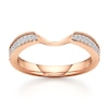 Thumbnail Image 1 of J'Lure Lab-Grown Diamond Contour Wedding Band 1/8 ct tw 18K Rose Gold