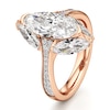 Thumbnail Image 4 of J'Lure Moval Old-Cut Lab-Grown Diamond Engagement Ring 4-1/5 ct tw 18K Rose Gold
