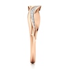 Thumbnail Image 3 of J'Lure Lab-Grown Diamond Contour Wedding Band 1/8 ct tw 18K Rose Gold