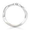 Thumbnail Image 2 of J'Lure Lab-Grown Diamond Contour Wedding Band 1/8 ct tw 18K White Gold