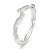 Thumbnail Image 4 of J'Lure Lab-Grown Diamond Contour Wedding Band 1/8 ct tw 18K White Gold