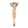Thumbnail Image 3 of J'Lure Pear Step-Cut Lab-Grown Diamond Bypass Engagement Ring 1-1/6 ct tw 18K Rose Gold
