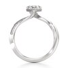 Thumbnail Image 2 of J'Lure Shield Step-Cut Lab-Grown Diamond Bypass Engagement Ring 1-1/6 ct tw 18K White Gold