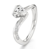 Thumbnail Image 4 of J'Lure Shield Step-Cut Lab-Grown Diamond Bypass Engagement Ring 1-1/6 ct tw 18K White Gold