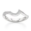 Thumbnail Image 1 of J'Lure Lab-Grown Diamond Contour Wedding Band 1/5 ct tw 18K White Gold