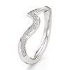 Thumbnail Image 4 of J'Lure Lab-Grown Diamond Contour Wedding Band 1/5 ct tw 18K White Gold