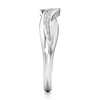 Thumbnail Image 3 of J'Lure Lab-Grown Diamond Contour Wedding Band 1/5 ct tw 18K White Gold