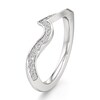 Thumbnail Image 4 of J'Lure Lab-Grown Diamond Contour Wedding Band 1/5 ct tw 18K White Gold