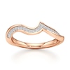 Thumbnail Image 1 of J'Lure Lab-Grown Diamond Contour Wedding Band 1/5 ct tw 18K Rose Gold