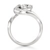 Thumbnail Image 2 of J'Lure Trillion Curved Brilliant-Cut Lab-Created Diamond Engagement Ring 1 ct tw 18K White Gold