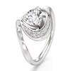 Thumbnail Image 4 of J'Lure Trillion Curved Brilliant-Cut Lab-Created Diamond Engagement Ring 1 ct tw 18K White Gold