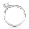 Thumbnail Image 2 of J'Lure Lab-Grown Diamond Contour Wedding Band 1/6 ct tw 18K White Gold