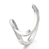 Thumbnail Image 4 of J'Lure Lab-Grown Diamond Contour Wedding Band 1/6 ct tw 18K White Gold