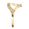 Thumbnail Image 3 of J'Lure Lab-Grown Diamond Contour Wedding Band 1/6 ct tw 18K Yellow Gold