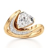 Thumbnail Image 1 of J'Lure Shield Step-Cut Lab-Grown Diamond Engagement Ring 2 ct tw 18K Yellow Gold