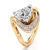 Thumbnail Image 4 of J'Lure Heart Brilliant-Cut Lab-Grown Diamond Engagement Ring 3 ct tw 18K Yellow Gold