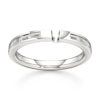 Thumbnail Image 1 of J'Lure Baguette-Cut Lab-Grown Diamond Contour Wedding Band 1/3 ct tw 18K White Gold
