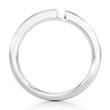 Thumbnail Image 2 of J'Lure Baguette-Cut Lab-Grown Diamond Contour Wedding Band 1/3 ct tw 18K White Gold