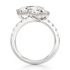 Thumbnail Image 2 of J'Lure Carre Step-Cut Two-Stone Lab-Grown Diamond Engagement Ring 4-5/8 ct tw 18K White Gold