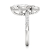Thumbnail Image 3 of J'Lure Carre Step-Cut Two-Stone Lab-Grown Diamond Engagement Ring 4-5/8 ct tw 18K White Gold