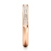 Thumbnail Image 3 of J'Lure Baguette-Cut Lab-Created Diamond Contour Wedding Band 3/8 ct tw 18K Rose Gold