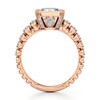Thumbnail Image 2 of J'Lure Square-Emerald Step-Cut Lab-Created Diamond Engagement Ring 3-1/2 ct tw 18K Rose Gold