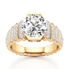 Thumbnail Image 1 of J'Lure Octagon Brilliant-Cut Lab-Grown Diamond Engagement Ring 3-3/8 ct tw 18K Yellow Gold