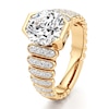 Thumbnail Image 4 of J'Lure Octagon Brilliant-Cut Lab-Grown Diamond Engagement Ring 3-3/8 ct tw 18K Yellow Gold