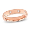 Thumbnail Image 1 of Storied Diamond Desert Sands of Eternity Anniversary Ring 1/8 ct tw 18K Rose Gold