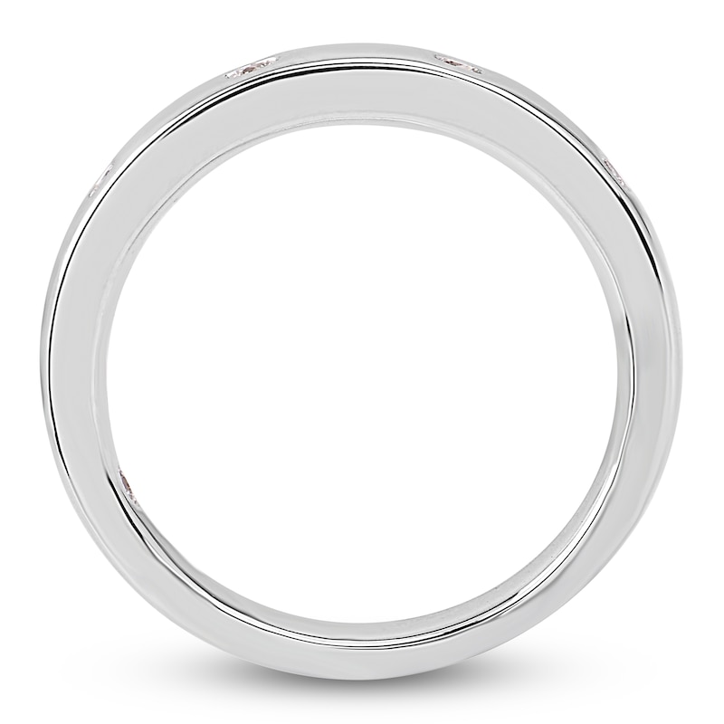 Main Image 2 of Storied Diamond Desert Sands of Eternity Anniversary Ring 1/8 ct tw Platinum