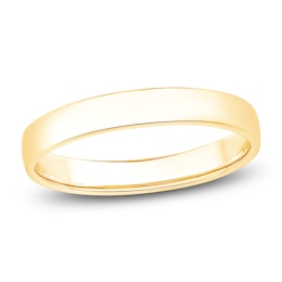 Comfort Fit Wedding Band 10K Yellow Gold 3mm Size 7