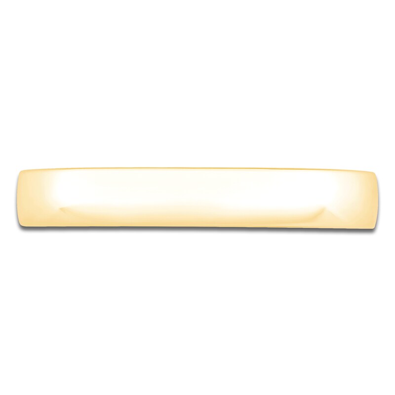 Comfort Fit Wedding Band 10K Yellow Gold 3mm Size 7