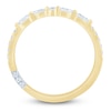 Thumbnail Image 4 of Pnina Tornai Marquise & Round-Cut Diamond Contour Anniversary Ring 1/4 ct tw 14K Yellow Gold