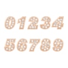 Thumbnail Image 2 of Diamond Double Digit Number Necklace Diamond Accents 14K Rose Gold 18"
