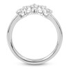 Thumbnail Image 2 of Storied Diamond Desert Sands of Eternity Contour Anniversary Ring 1/2 ct tw 18K Platinum