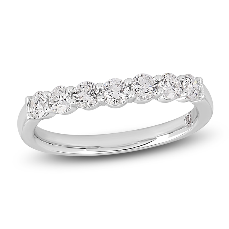 Main Image 1 of Storied Diamond Desert Sands of Eternity Anniversary Ring 3/4 ct tw Platinum