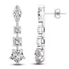 Thumbnail Image 1 of J'Lure Multi-Shape Lab-Grown Diamond Drop Earrings 4 ct tw 14K White Gold