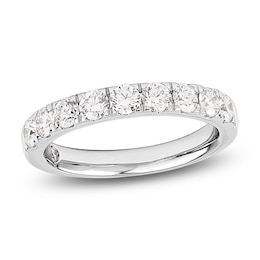 Storied Diamond Desert Sands of Eternity Anniversary Ring 1 ct tw 18K White Gold
