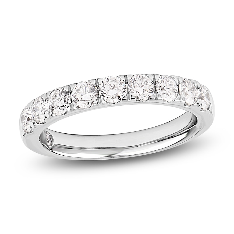 Main Image 1 of Storied Diamond Desert Sands of Eternity Anniversary Ring 1 ct tw 18K White Gold