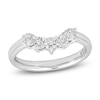 Thumbnail Image 1 of Storied Diamond Desert Sands of Eternity Contour Anniversary Ring 1/2 ct tw 18K White Gold