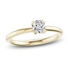 Thumbnail Image 1 of Certified Round-Cut Diamond Solitaire Engagement Ring 1/2 ct tw 14K Yellow Gold (I1/I)