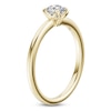 Thumbnail Image 2 of Certified Round-Cut Diamond Solitaire Engagement Ring 1/2 ct tw 14K Yellow Gold (I1/I)