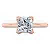Thumbnail Image 2 of Certified Princess-Cut Diamond Solitaire Engagement Ring 2 ct tw 18K Rose Gold (SI2/G)