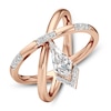Thumbnail Image 2 of J'Lure Kite Step-Cut Lab-Grown Diamond Orbit Ring 3/4 ct tw 14K Rose Gold