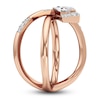 Thumbnail Image 3 of J'Lure Kite Step-Cut Lab-Grown Diamond Orbit Ring 3/4 ct tw 14K Rose Gold