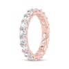 Thumbnail Image 2 of Cushion-Cut Lab-Grown Diamond Eternity Band 3-1/4 - 4 ct tw 14K Rose Gold