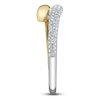 Thumbnail Image 3 of Shy Creation Diamond Pavé Bypass Ring 1/8 ct tw 14K Two-Tone Gold