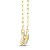 Thumbnail Image 2 of Shy Creation Diamond Double Infinity Necklace 1/15 ct tw 14K Yellow Gold 18"
