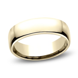 Wedding Band 10K Yellow Gold 6.5mm